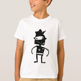 手描きロボットTシャツ子供へ Tシャツ