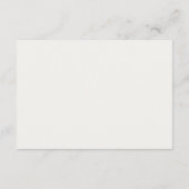 手描きローカル育ての赤ちゃんシャワー予約リクエスト エンクロージャーカード (裏面)