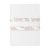 手描きワイルドフラワーダスティピンクエレガントな結婚式 招待状ベリーバンド (裏面例)