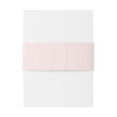 手描きワイルドフラワーピンク優雅な結婚式 招待状ベリーバンド (裏面例)