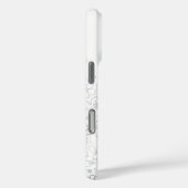手描きワイルドフラワーブラックとホワイト Case-Mate iPhoneケース (裏面 / 右)
