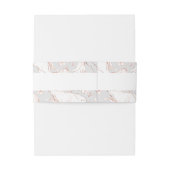 手描きワイルドフラワーライトグレーエレガントな結婚式 招待状ベリーバンド (裏面例)