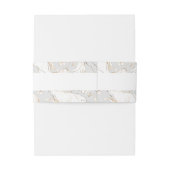 手描きワイルドフラワーライトグレーエレガントな結婚式 招待状ベリーバンド (裏面例)