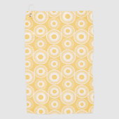 手描きワイルドフラワー ゴルフタオル (正面)