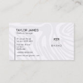 手描き両面横型名刺 名刺 (裏面)