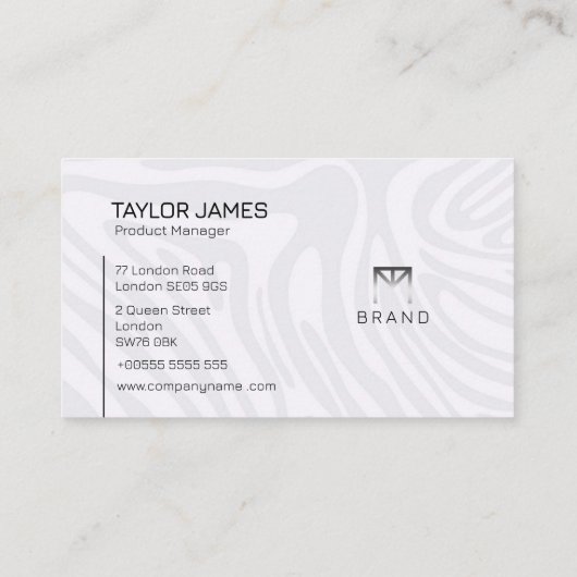 手描き両面横型名刺 名刺 (裏面)