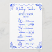 手描き予測できなの結婚日程 プログラム (正面)