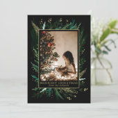 手描き休日とオリジナルアート&あなたの写真 シーズンカード (スタンド正面)