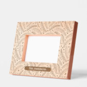 手描き冬クリスマスパインカスタム レーザー彫刻フレーム (左)