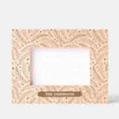 手描き冬クリスマスパインカスタム レーザー彫刻フレーム (正面)