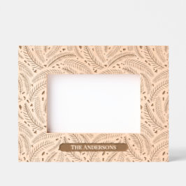 手描き冬クリスマスパインカスタム レーザー彫刻フレーム