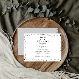 手描き前に我々はリハーサルの夕食を食べる 案内状