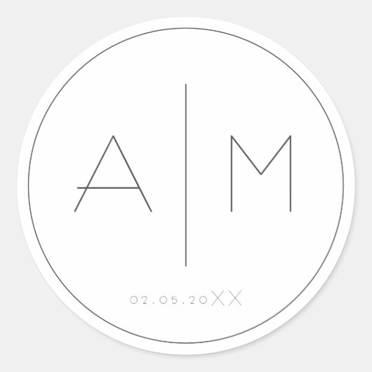 手描き図解入りの、写真付きの花 ラウンドシール (正面)