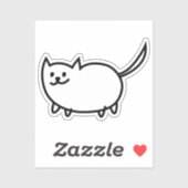 手描き子猫カスタムカットビニールシール シール (シート)