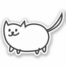 手描き子猫カスタムカットビニールシール シール