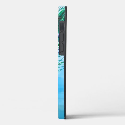 手描き孔雀の羽 Case-Mate iPhoneケース (裏面 / 左)