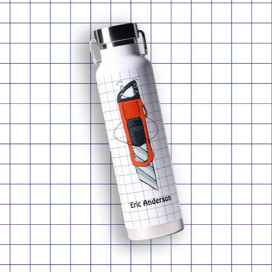 手描き学校用品カッター ウォーターボトル