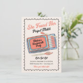 手描き完全一致マッチボックスパーティー 招待状 (スタンド正面)