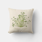 手描き寛骨臼状海藻 クッション (正面)