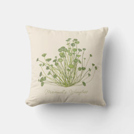 手描き寛骨臼状海藻 クッション