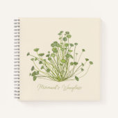 手描き寛骨臼状海藻 ノートブック (正面)