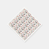 手描き寿司ミックス スタンダードカクテルナプキン (角)
