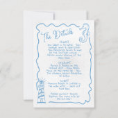 手描き局所沿岸詳細情報カード 招待状 (正面)