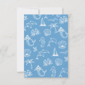 手描き局所沿岸詳細情報カード 招待状 (裏面)