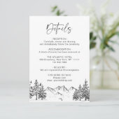 手描き山林詳細 エンクロージャーカード (スタンド正面)