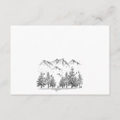 手描き山林詳細 エンクロージャーカード (裏面)