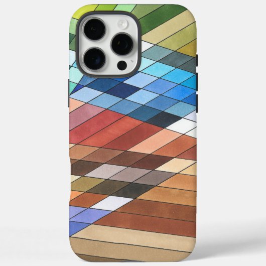 手描き幾何学アブストラクト柄 Case-Mate iPhoneケース (裏面)