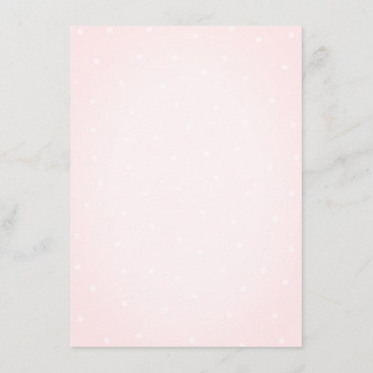 手描き弓フレームエレガントドット エンクロージャーカード (裏面)