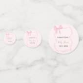 手描き弓フレームエレガントドット コンフェッティ (裏面)