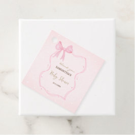 手描き弓フレームエレガントドット フェイバータグ