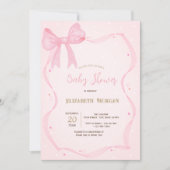 手描き弓フレームエレガントドット 招待状 (正面)