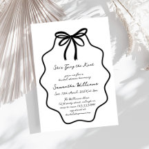 手描き彼女は結び目ブライダルシャワー