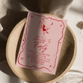 手描き応援40歳予測できなの誕生日 招待状