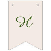 手描き恐竜とレインボーハッピーバースデー バンティングフラッグ (第2の旗)