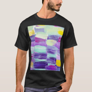 手描き抽象アートの背景 Tシャツ