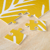 手描き抽象芸術花柄 ジグソーパズル (側面)