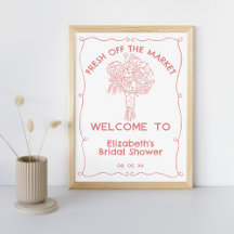 手描き新鮮な市場の花コーラルウェルカム