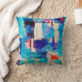 手描き明絵画るい印象の背景 クッション (ブランケット)