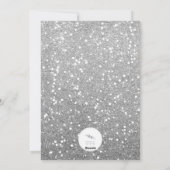 手描き書道が星写真で喜びをブラシ シーズンカード (裏面)