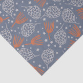 手描き松の円錐と枝 薄葉紙 (詳細)