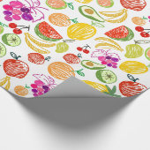 手描き果実 ラッピングペーパー (角)