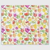 手描き果実 ラッピングペーパー (フラット)