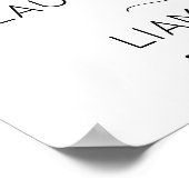 手描き枝の結婚歓迎ポスター ポスター (角)