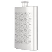 手描き植物性ステンレス鋼デザイン フラスク (左)