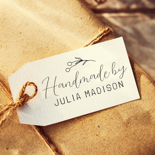 手描き植物製シンプル品 ラバースタンプ