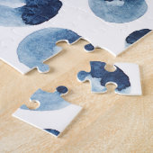 手描き水彩シームレス壁紙 ジグソーパズル (側面)